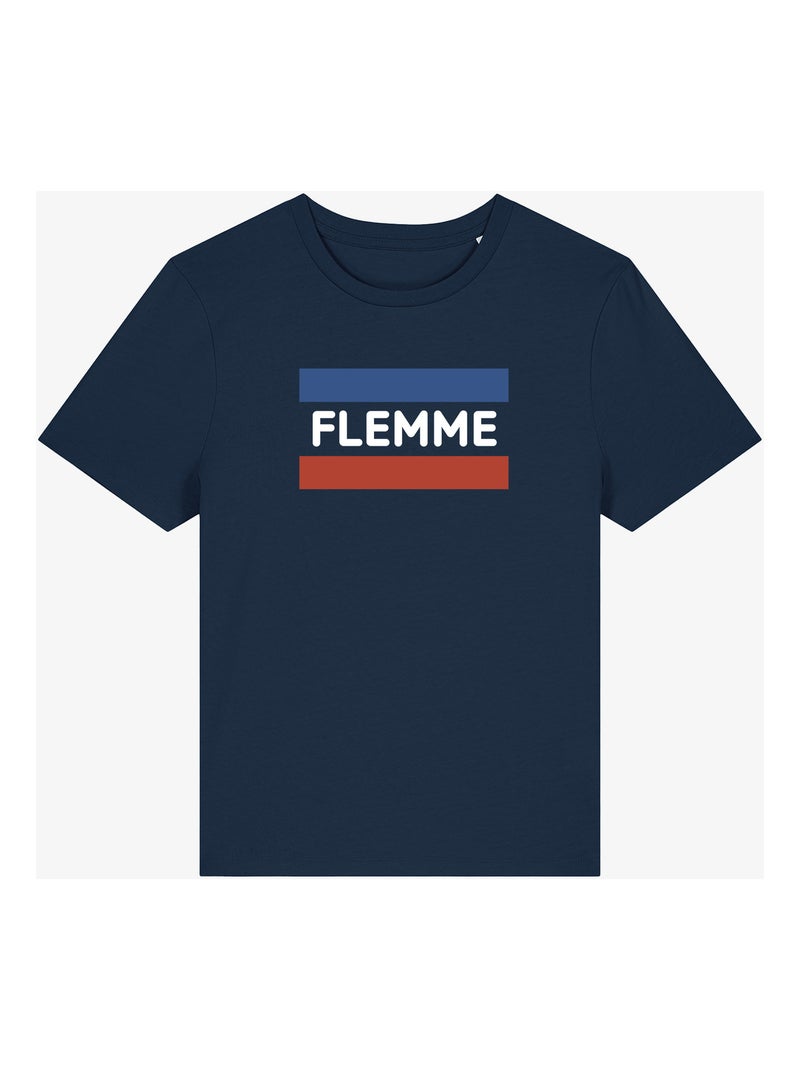 T-shirt Dames - FLEMME Marineblauw - Kiabi