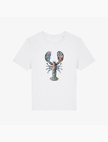 T-shirt Dames - FLORAL LOBSTER