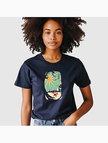 T-shirt Dames - FOX_ROAMING_AROUND_II