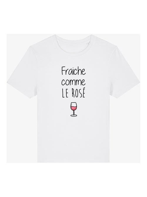 T-shirt Dames - FRAÎCHE COMME LE ROSÉ - Kiabi T-shirt Dames - FRAÎCHE COMME LE ROSÉ - Kiabi