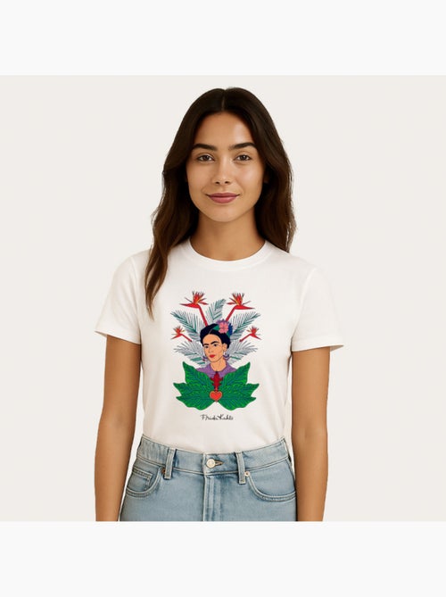 T-shirt Dames - FRIDA KAHLO JUNGLE GRAPHIC - Kiabi