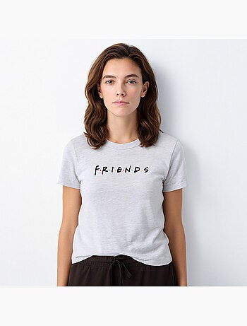 T-shirt Dames - FRIENDS LOGO BLACK