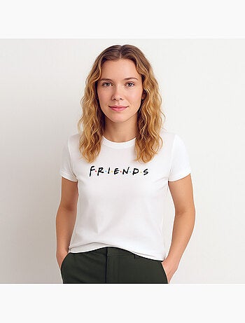 T-shirt Dames - FRIENDS LOGO BLACK