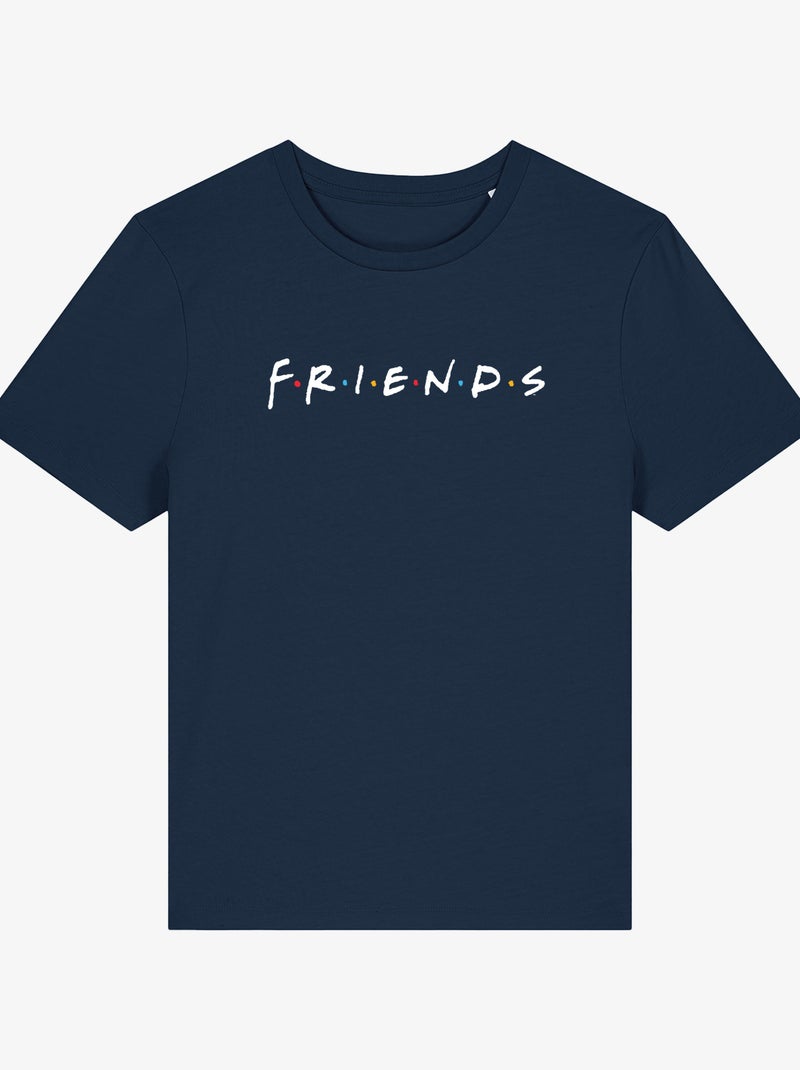 T-shirt Dames - FRIENDS LOGO Marineblauw - Kiabi