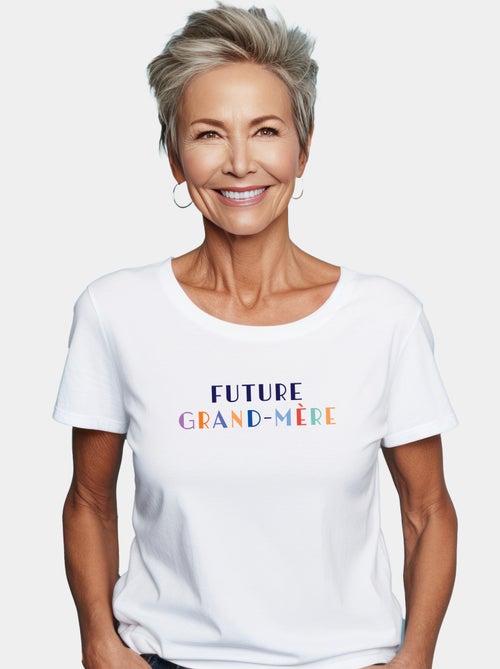 T-shirt Dames - FUTURE GRAND-MÈRE - Kiabi