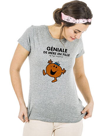 T-shirt Dames - GÉNIALE DE MÈRE EN FILLE
