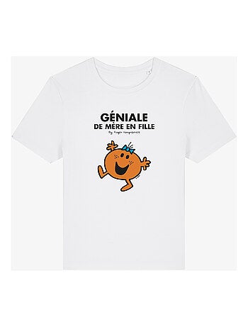 T-shirt Dames - GÉNIALE DE MÈRE EN FILLE