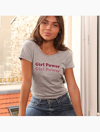 T-shirt Dames - GIRL POWER