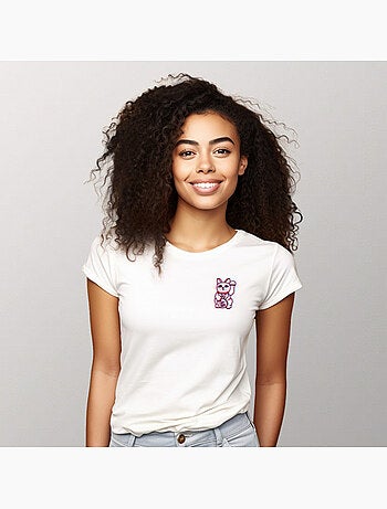 T-shirt Dames - GLITCH CAT