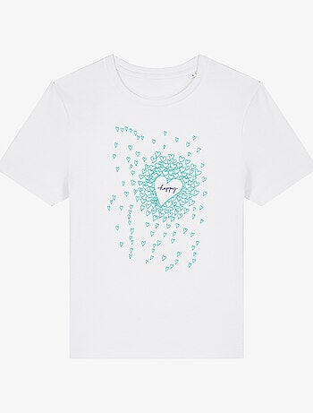 T-shirt Dames - HAPPY HEARTS