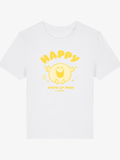 T-shirt Dames - HAPPY STATE OF MIND - Kiabi