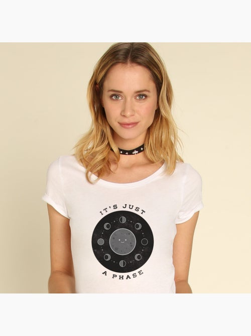 T-shirt Dames - IT S JUST A PHASE - Kiabi T-shirt Dames - IT S JUST A PHASE - Kiabi