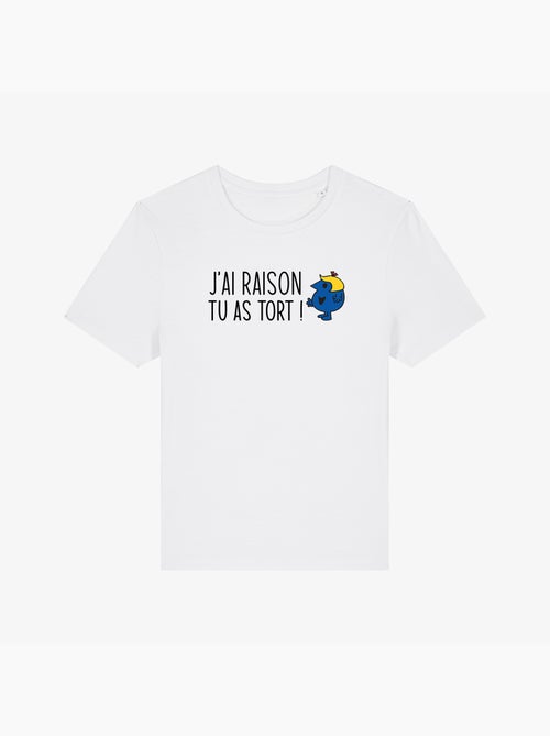T-shirt Dames - J AI RAISON TU AS TORT - Kiabi
