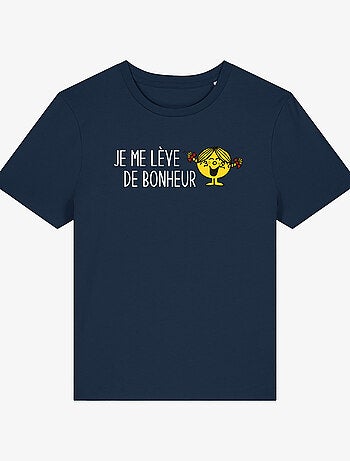 T-shirt Dames - JE ME LEVE DE BONHEUR