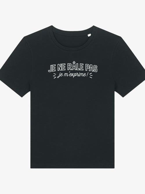 T-shirt Dames - JE NE RALE PAS - Kiabi