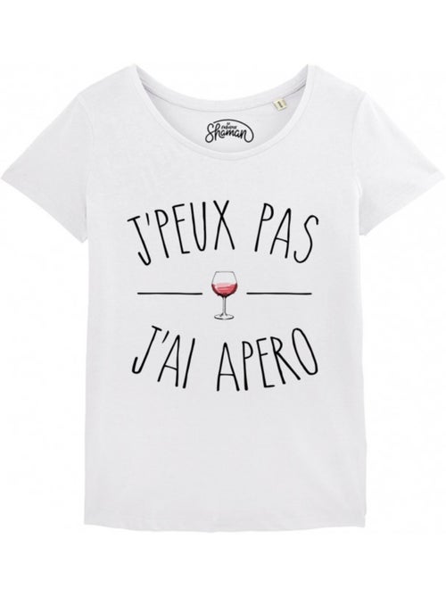 T-shirt Dames - JE PEUX PAS J'AI APÉRO - Kiabi T-shirt Dames - JE PEUX PAS J'AI APÉRO - Kiabi