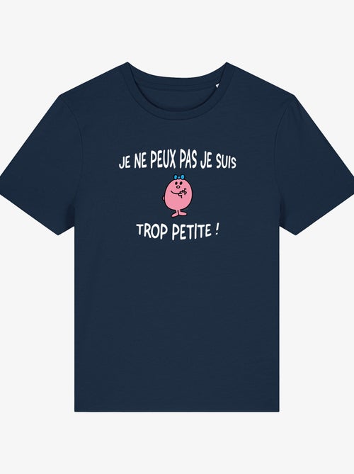 T-shirt Dames - JE PEUX PAS JE SUIS TROP PETITE - Kiabi