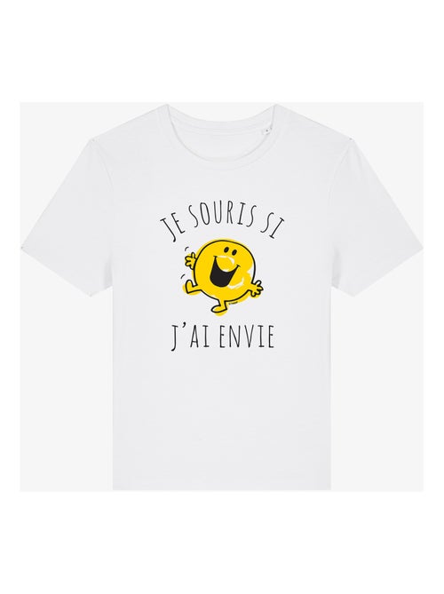T-shirt Dames - JE SOURIS SI J'AI ENVIE - Kiabi