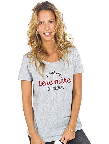 T-shirt dames - je suis une belle-mère qui déchire
