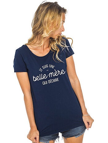 T-shirt dames - je suis une belle-mère qui déchire
