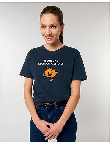 T-shirt Dames - JE SUIS UNE MAMAN GENIALE