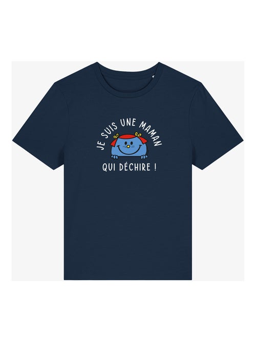T-shirt Dames - JE SUIS UNE MAMAN QUI DECHIRE - Kiabi