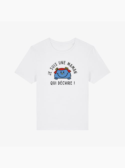 T-shirt Dames - JE SUIS UNE MAMAN QUI DECHIRE - Kiabi