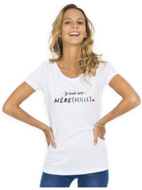 T-shirt Dames - JE SUIS UNE MERE VEILLE - Kiabi T-shirt Dames - JE SUIS UNE MERE VEILLE - Kiabi
