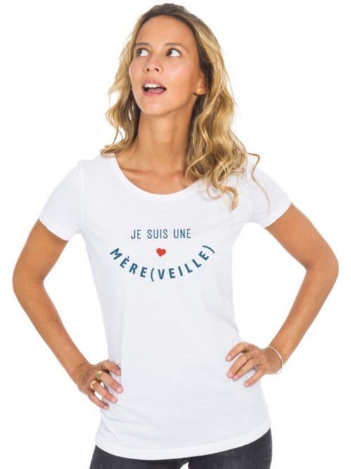 T-shirt Dames - JE SUIS UNE MÈRE(VEILLE) 2 MPT - Kiabi T-shirt Dames - JE SUIS UNE MÈRE(VEILLE) 2 MPT - Kiabi