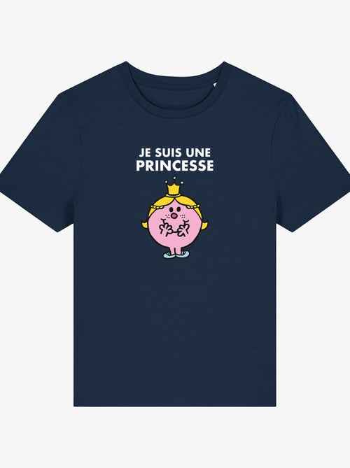 T-shirt Dames - JE SUIS UNE PRINCESSE FACE - Kiabi