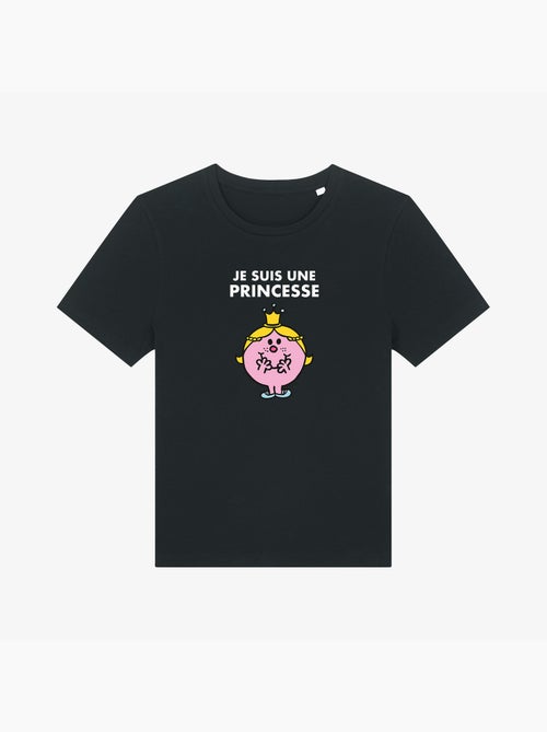 T-shirt Dames - JE SUIS UNE PRINCESSE FACE - Kiabi