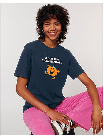 T-shirt Dames - JE SUIS UNE TATA GENIALE