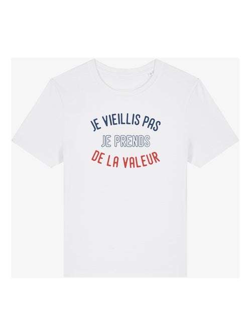 T-shirt Dames - JE VIEILLIS PAS JE PRENDS DE LA VALEUR ENKR - Kiabi T-shirt Dames - JE VIEILLIS PAS JE PRENDS DE LA VALEUR ENKR - Kiabi