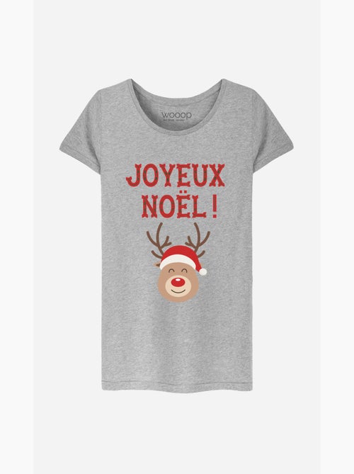 T-shirt Dames - JOYEUX NOËL RENNE - Kiabi T-shirt Dames - JOYEUX NOËL RENNE - Kiabi