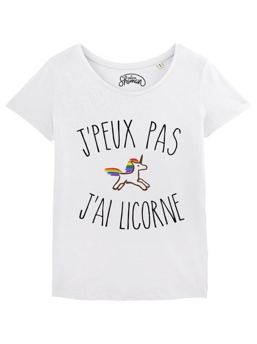 T-shirt Dames - J'PEUX PAS J'AI LICORNE - Kiabi T-shirt Dames - J'PEUX PAS J'AI LICORNE - Kiabi