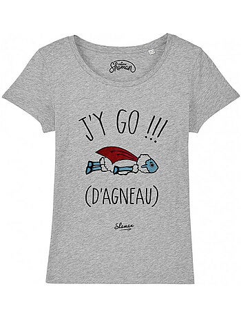 T-shirt Dames - J'Y GO D'AGNEAU