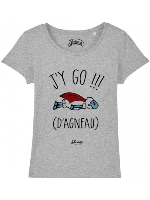 T-shirt Dames - J'Y GO D'AGNEAU - Kiabi T-shirt Dames - J'Y GO D'AGNEAU - Kiabi