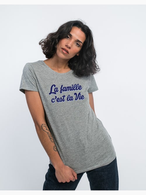 T-shirt Dames - LA FAMILLE C'EST LA VIE - Kiabi T-shirt Dames - LA FAMILLE C'EST LA VIE - Kiabi
