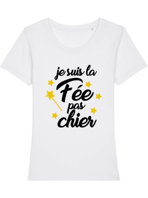T-shirt Dames - LA FÉE PAS CHIER - Kiabi T-shirt Dames - LA FÉE PAS CHIER - Kiabi