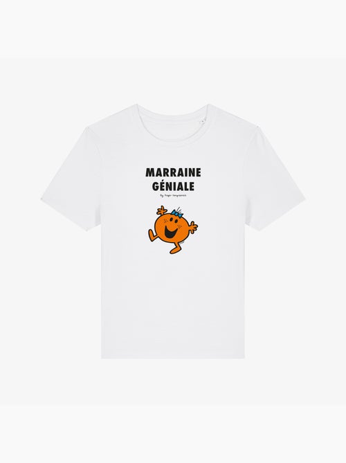 T-shirt Dames - LA PLUS GÉNIALE DES MARRAINES 2 - Kiabi
