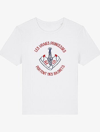 T-shirt Dames - LES VRAIES PRINCESSES PORTENT DES BASKETS