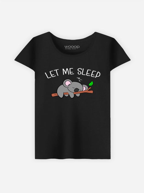 T-shirt Dames - LET ME SLEEP - Kiabi