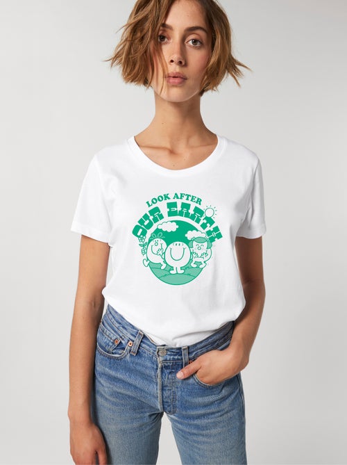 T-shirt Dames - LOOK AFTER OUR EARTH - Kiabi