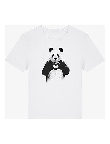 T-shirt Dames - LOVE PANDA