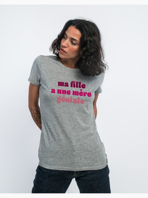 T-shirt Dames - MA FILLE A UNE MÈRE GÉNIALE - Kiabi T-shirt Dames - MA FILLE A UNE MÈRE GÉNIALE - Kiabi
