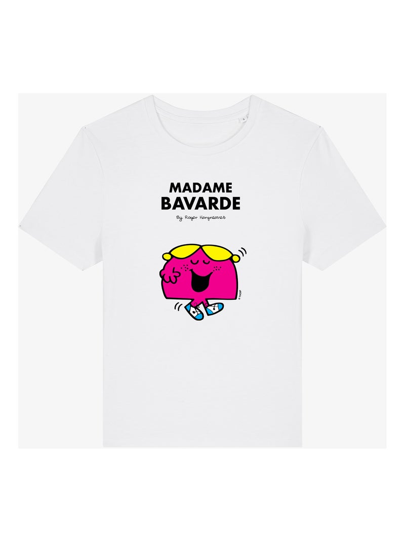 T-shirt Dames - MADAME BAVARDE Wit - Kiabi
