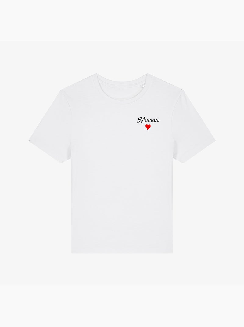 T-shirt Dames - MAMAN CŒUR Wit - Kiabi
