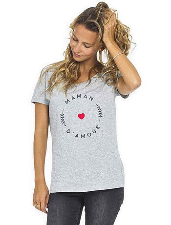 T-shirt dames - maman d'amour