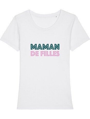 T-shirt dames - maman de filles