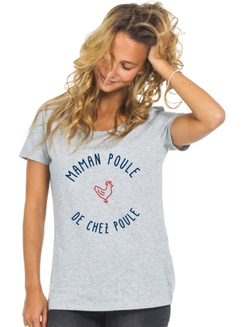 T-shirt Dames - MAMAN POULE DE CHEZ POULE 2 MPT - Kiabi T-shirt Dames - MAMAN POULE DE CHEZ POULE 2 MPT - Kiabi